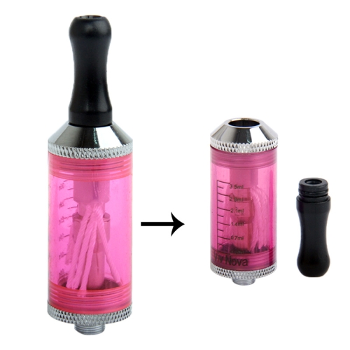 Vivi Nova 3.5ML Detachable E-Cigarette Atomizer with A Scale (Magenta) - Click Image to Close